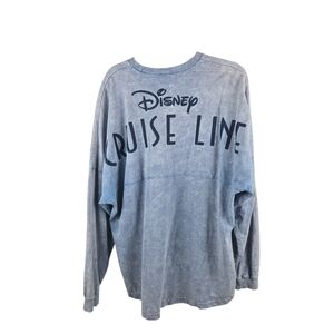 Disney Cruise Lines Spirit Jersey Mineral Wash Blue Size XXL